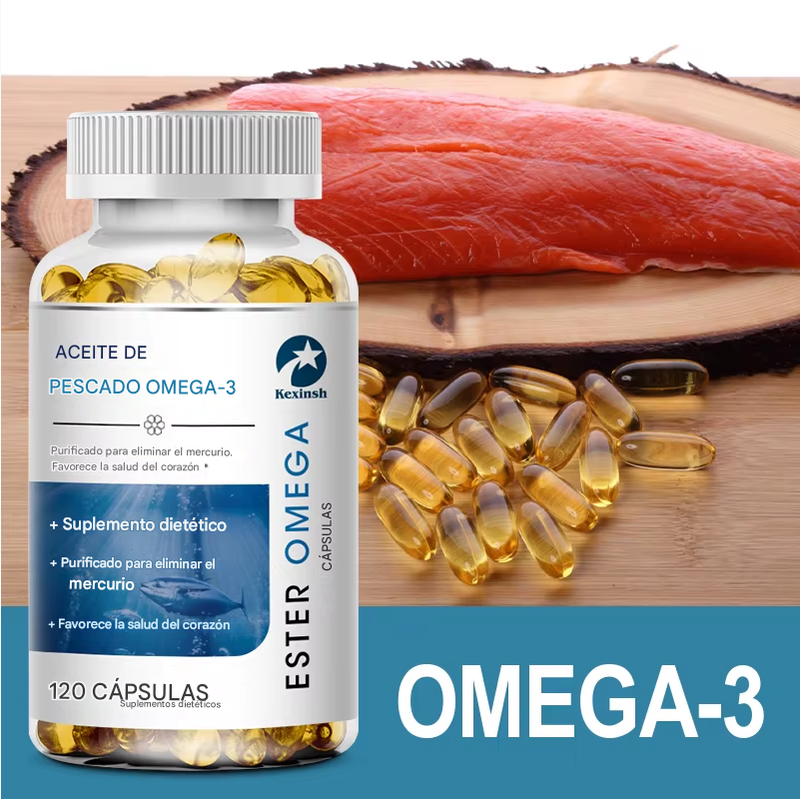 ¡Vitalidad y Bienestar en Cápsulas! Omega-3 Ultra Puro – 120 unidades